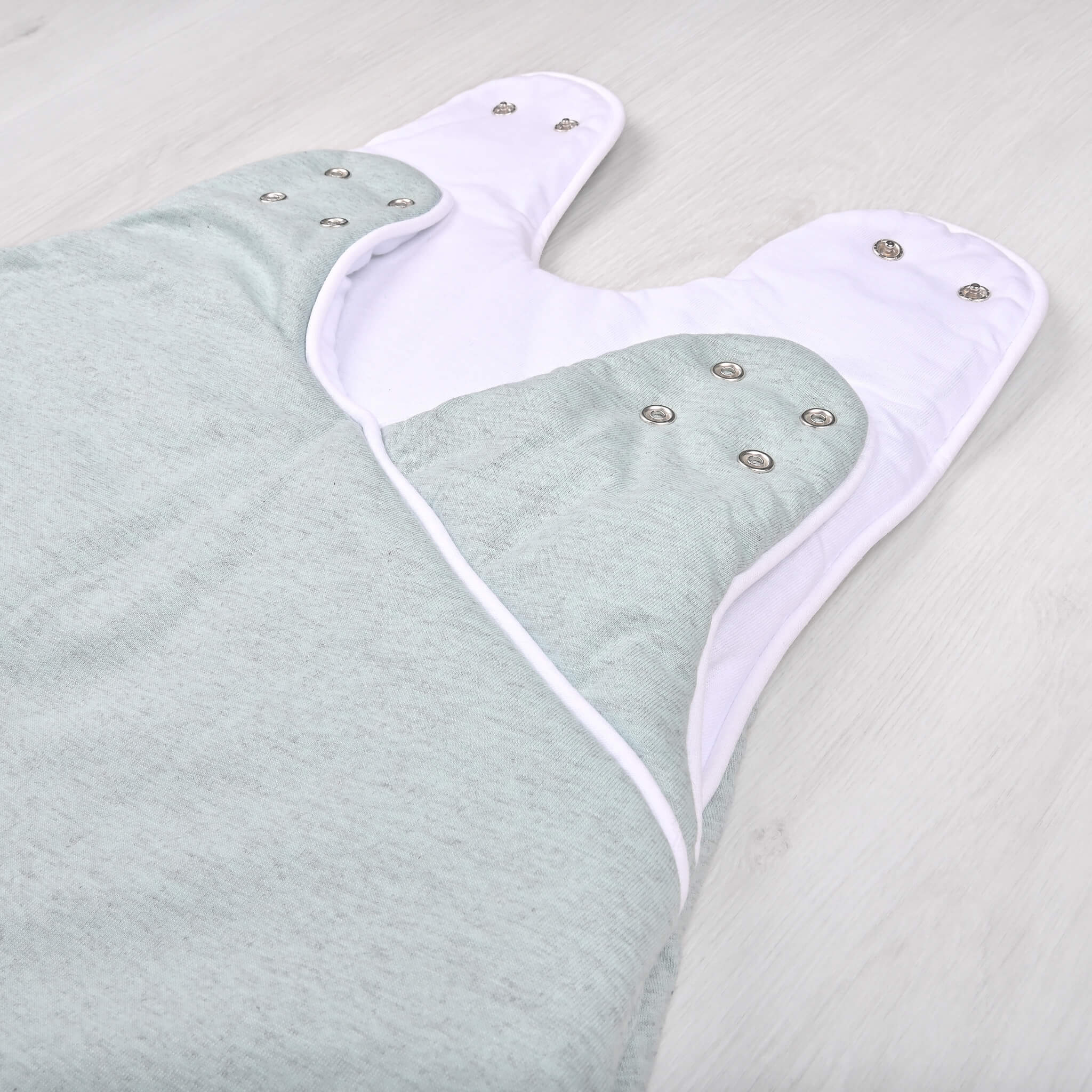 Ganzjahres Baby Schlafsack (90 cm)  Mintgrn - Storch & Co