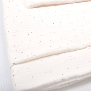 Kuschelige Babydecke –  Für alle Jahreszeiten – Mit Goldsprenkeln