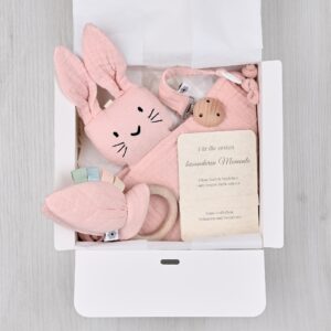 Kleine Lieblingsstücke – Baby Geschenkbox – Pfirsich