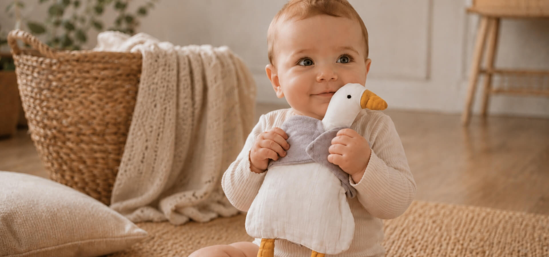 Mehr über den Artikel erfahren Schnuffeltuch ab wann? Warum manche Babys plötzlich nicht mehr ohne wollen