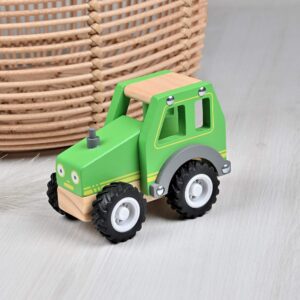 Holztraktor für Kinder – Entdecken, Schieben & Spielen